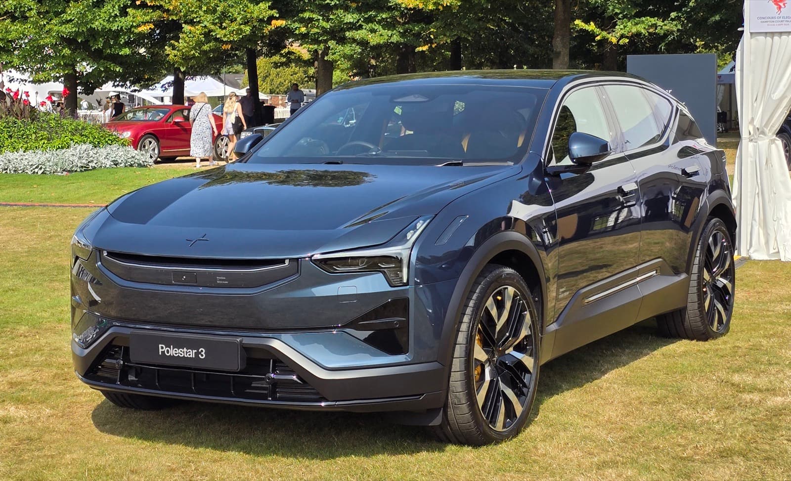 Polestar 3 electric performance SUV, front three-quarter view