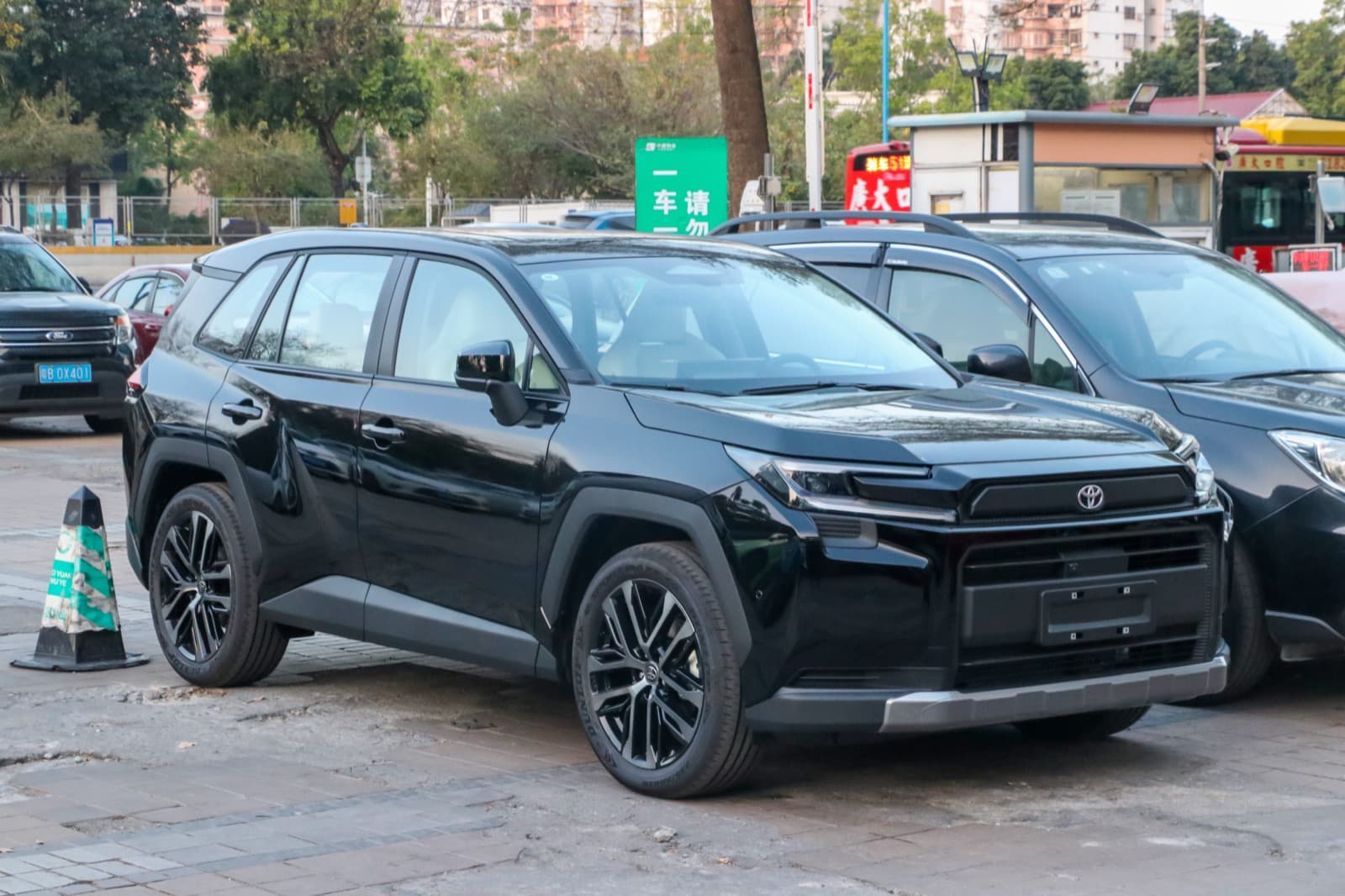 2026 Toyota RAV4 hybrid SUV, front three-quarter view
