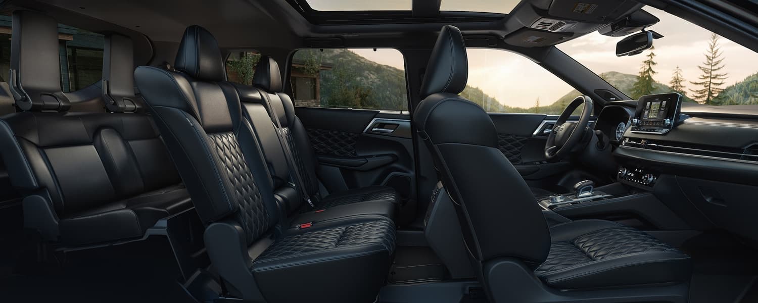 2026 Nissan Rogue Plug-in Hybrid interior showing third-row seating